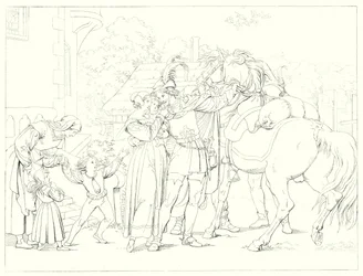 Illustration zu Schillers Lied von der Glocke