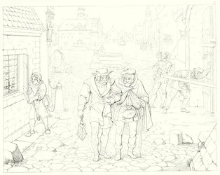Illustration zu Schillers Lied von der Glocke