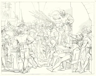 Illustration zu Schillers Lied von der Glocke