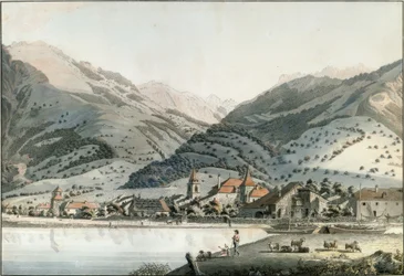 Die Stadt Villeneuve