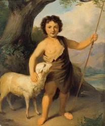 Johannes der Täufer als Kind