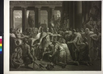 Aus der römischen Geschichte (Livius Camillus appelliert an den starken Mann)