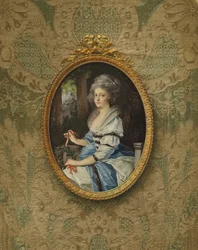 Porträt von Prinzessin Elisabeth Wilhelmine Louise, Tochter von Herzog Eugen von Württemberg, 1788
