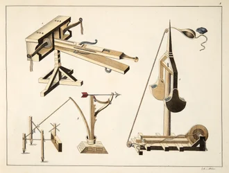Schleuderwaffen, Tafel aus 