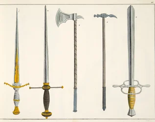 Schwerter, Tafel aus 