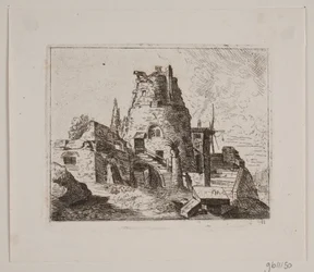 Ruine mit Turm