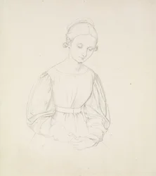 Porträt der Frau des Künstlers, Nina, ca. 1830
