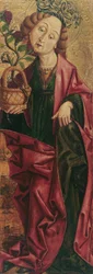 Hl. Dorothea (Innenseite) und Hl. Alexius (Außenseite)