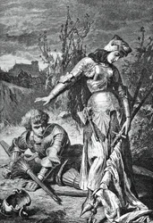 Duell zwischen Jeanne d
