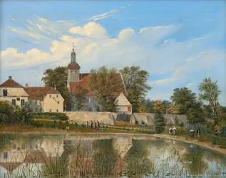 Ansicht der Dorfkirche in Tempelhof