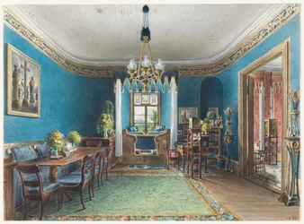Das Blaue Zimmer, Schloss Fischbach