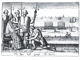 Die Bulle des Papstes gegen die Königin im Jahr 1570