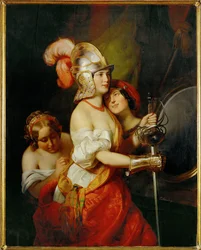 Ein Theater-Ankleideraum
