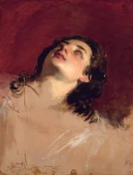 Studie eines Frauenkopfes