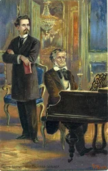 Wagner und König Ludwig II., ca. 1900