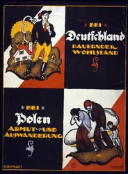 Deutsches Anti-Polen-Poster