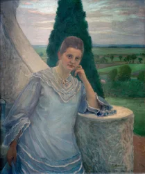 Porträt von Frau Gocht, Halle/S.