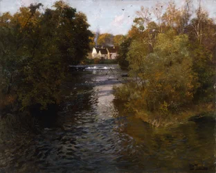 Eine französische Flusslandschaft