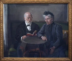 Senator Gustav Hertz und seine Frau