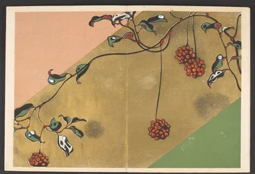 Shasei sôka môyô, Muster von Pflanzen und Blumen aus dem Leben