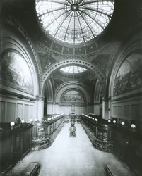 Innenansicht der National Park Bank, New York City, 1910