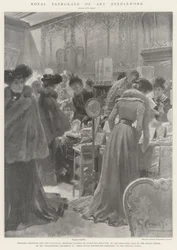 Königliche Schirmherrschaft der Kunststickerei