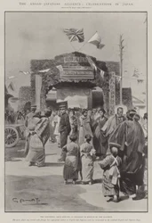 Die Anglo-Japanische Allianz, Feierlichkeiten in Japan