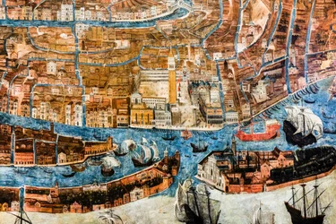 Vogelperspektive der Stadt Venedig