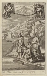 Moses aus dem Wasser gerettet