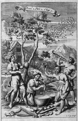 Musikalische Szene, Illustration aus Buch 2 Teil 2 Kapitel 7 von 