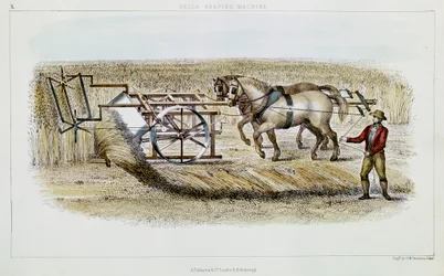 Bells Mähmaschine, 1851
