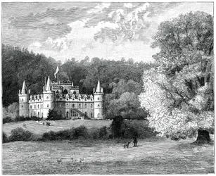 Inverary Castle, Westschottland, 1900