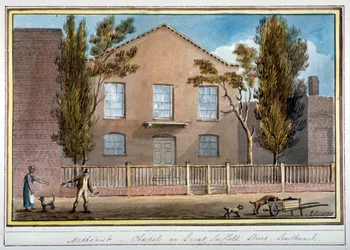 Methodistische Kapelle, Great Suffolk Street, Southwark, London, 1825
