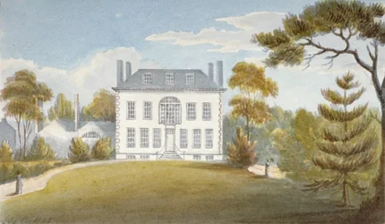 Mitcham Hall, Mitcham, Surrey, 1825