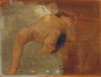 Liegender Putto