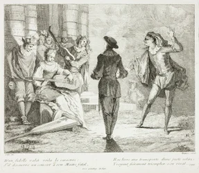 Tafel aus Livre de Scenes Comiques