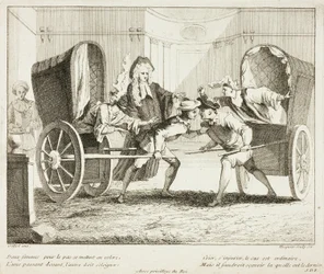 Tafel aus Livre de Scènes Comiques