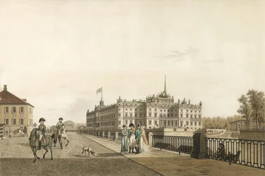 Ansicht des Michailowski-Palastes, 1804
