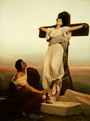 Christlicher Märtyrer am Kreuz, St. Julia