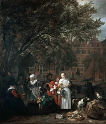 Kräutermarkt in Amsterdam