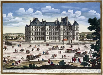 Schloss Madrid in der Umgebung von Paris, von Perelle