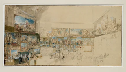 Ansicht des Salons von 1765