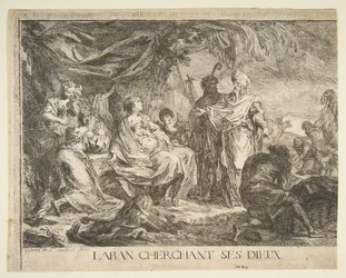 Laban sucht seine Götter, 1753