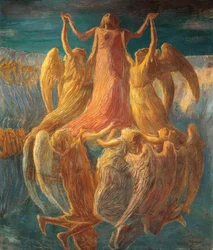 Himmelfahrt von Gaetano Previati (1852-1920)