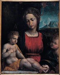 Madonna mit dem Kind und St. Johannes