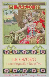 März, aus einem Kalender für Henri Garnier & Co.