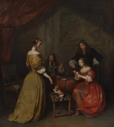 Die Kartenspieler, ca. 1665