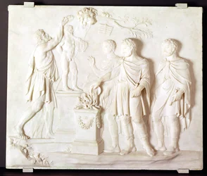 Opfer für Herkules, um 1766 (Marmor)