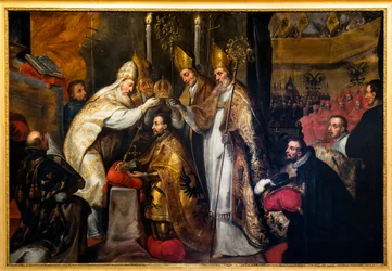 Krönung von Kaiser Karl V. in Bologna