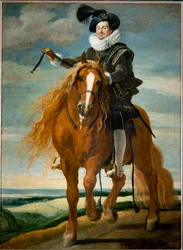 Reiterporträt von Don Diego Messia Felipe de Guzman, Marques de Leganes